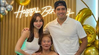 JULIA BARRETTO UMATTEND NG BDAY PARTY NG NANAY NI GERALD ANDERSON SA GENSAN [upl. by Amimej]