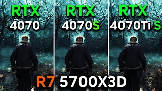 RTX 4070 vs RTX 4070 SUPER vs RTX 4070 Ti SUPER  Ryzen 7 5700X3D  Test In 10 Games at 1440p  2024 [upl. by Sadye216]