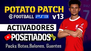 ⚽ activadores BOOTPACK POTATO PATCH v13 🌟 Ps3  eFootball 2023  ✅ PES 2018 [upl. by Nyliahs767]