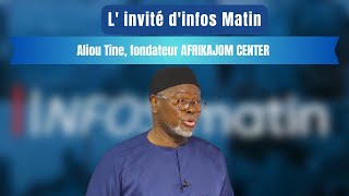 L’invité d’infos matin  Aliou Tine fondateur AFRIKAJOM CENTER  15 Mai 2023 [upl. by Ludlow543]