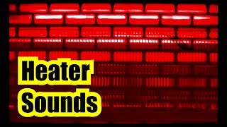 🎧 HEATER SOUNDS of Electronic Quartz Heater  Humming Noise quotBLACK SCREENquot [upl. by Sethrida326]