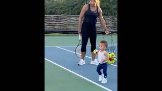 Serena Williams Gets Youngest Daughter Adira Ohanian Ready For Wimbledon 🎾 [upl. by Lorrayne447]