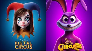 Ai Pixar posters for The Amaizing Digital Circus ai being wild  theamazingdigitalcircus ai [upl. by Irab243]