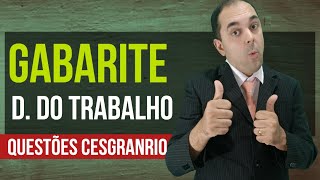 👉 Questões Direito do Trabalho da BANCA CESGRANRIO BLOCOS 4 🙂 CONCURSO CNU 2024 I Dicas e Macetes [upl. by Enier]