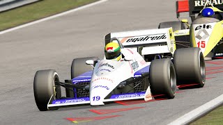 Assetto Corsa  F1 1984  Ayrton Senna na Toleman  7º Lugar em Monza  Mod [upl. by Aroved950]