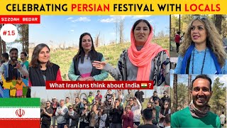 Celebrating Persian Festival with Locals  Sizdah Bedar  Bitwanindia  Iran Vlog 2024 [upl. by Analli401]