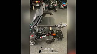 Folding a Pride iGo Wheelchair [upl. by Aitselec]