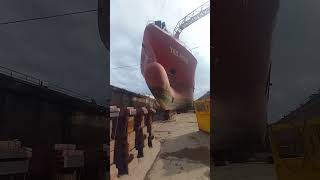 During Dry Dock MV Yed Prior [upl. by Ocirred]