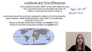 Longitude and Time Differences [upl. by Soloman]