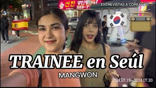 Vlog🧡Trainee de televisión en Corea Mangwon Tour Entrevistas Onion🥐☕️ [upl. by Primrose]