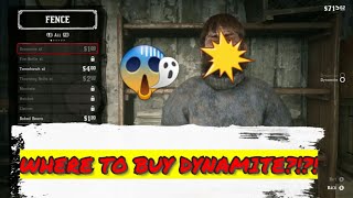 WHERE TO BUY DYNAMITE RED DEAD REDEMPTION 2 [upl. by Alad]