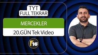 Mercekler anlatımı ve soru çözümü  TYT Fizik 20Gün [upl. by Howes872]