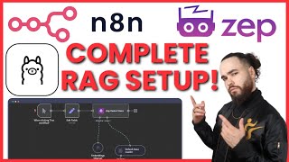 NEW Complete n8n Vector Store RAG Setup Using Zep AI Ollama OpenAI HuggingFace SelfHosted [upl. by Nerrak]