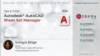 AutoCAD Tips amp Tricks  Sheet Set Manager [upl. by Rickie]