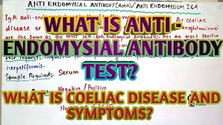 What is antiendomysial antibody testWhat is coeliac diseaseEasy explanationIn Hind amp Urdu [upl. by Ydnim]