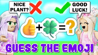 GUESS The EMOJI With IAMSANNA Roblox [upl. by Eissert437]