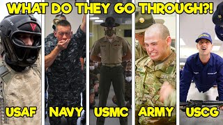 WHAT DO YOU FACE AT EACH BOOT CAMP IN THE MILITARY EXPLORING THE DIFFERENCES [upl. by Marko]