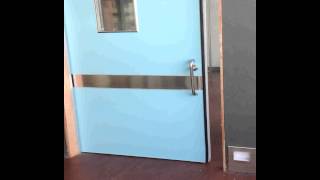 Automatic air tight door Electric hermetic door [upl. by Notle]