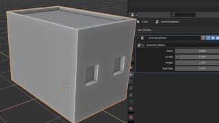 Procedural Buildings With Geometry Nodes Tutorial Blender 293 [upl. by Lynus]