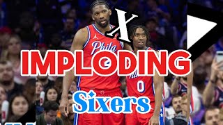 Philadelphia 76ers Tyrese Maxey FIGHTS with Joel Embiid [upl. by Atkins]