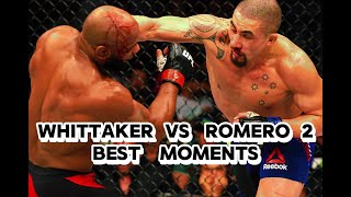 Robert Whittaker VS Yoel Romero 2 best moments highlights2024 [upl. by Merrick283]