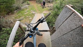 POV Pista Copa Longa Bike DH Licanten avances [upl. by Lezlie486]