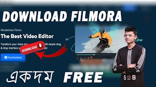 filmora download free full version for pc and laptop bangla tutorial [upl. by Eniamurt]