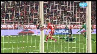 GOAL KEVIN MIRALLAS 10 OLYMPIAKOS  PANATHINAIKOS Super league 2011 [upl. by Niroc]