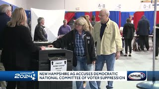 New Hampshire attorney general accuses Democratic National Committee of voter suppression [upl. by Nnylarak980]