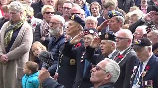 Oh Canada 4 mei 2017 Herdenking Holten Canadian War Cemetery [upl. by Mindy728]