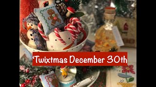 Twixtmas December 30th  Finishing a tart tin [upl. by Ahseet650]