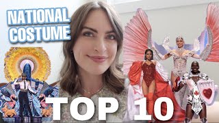 TOP 10 NATIONAL COSTUME MISS UNIVERSE 2020 [upl. by Melliw]