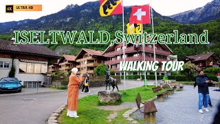 Iseltwald SWITZERLAND Walking Tour  4K Most Beautiful Swiss Villages [upl. by Lippold390]