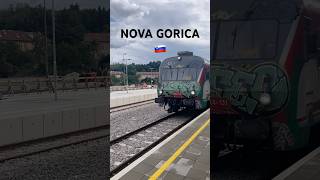 Stazione della ferrovia transalpina nel comune sloveno di Nuova Gorizia [upl. by Boland]