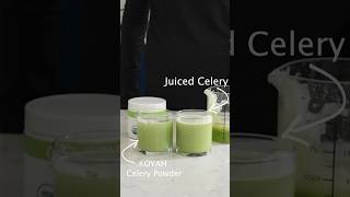 Our organic celery powder includes the nutrients amp fiber Where celery juice removes the fiber🌱 [upl. by Dunson]