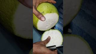 Cutting the pomelo pummelo jambura jambura fruit pomelo jambura fruitcutting fruit fruits [upl. by Edecrem]