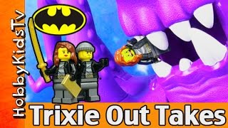 Trixie Escapes Pizza Planet Batman Out Takes Imaginext LEGO Play Doh [upl. by Odoric38]