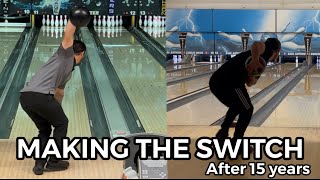 Switching from OneHanded bowling to TwoHanded bowling [upl. by Garret]