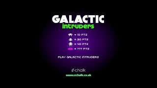 Galactic Intruders Echalk Level 124 Score 50190 Full HD [upl. by Wartow]