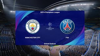 Modo carrera jugador Francia 2024 UEFA Champions league Manchester City vs Paris SaintGermain [upl. by Abroms36]