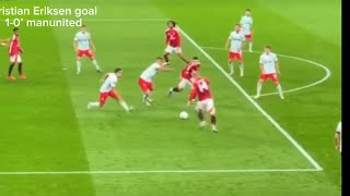 Cristian Eriksen goal Vs Fc Twente  Manchester united vs Fc Twente [upl. by Avery]