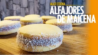 COMO hacer ALFAJORES de MAICENA maicenitas [upl. by Lemra100]