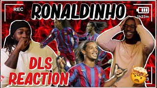 Americans First Reaction to Ronaldinho  DLS Edition [upl. by Eyahs]