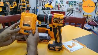 INGCO 20V Compact Brushless Cordless Impact Drill  CIDLI20668v  Best drill [upl. by Enimzzaj838]