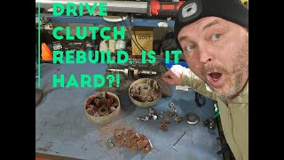 Club Car Drive Clutch Rebuild IS IT HARD clubcar clutch golfcart golf [upl. by Yarak]