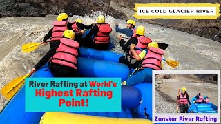 River Rafting in Leh Ladakh  Zanskar River Rafting Ep03 Ladakh Series [upl. by Win722]