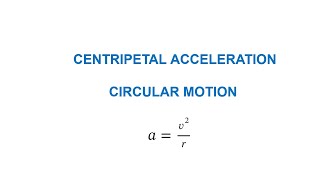 centripetal acceleration  circular motion [upl. by Burnley]