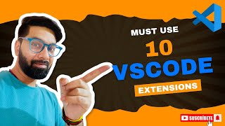 10 Vscode Extensions Must Use Hindi  Az Bytes [upl. by Eimas]