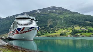 PampO Cruises  MS IONA  Norwegian Fjords [upl. by Niwroc]