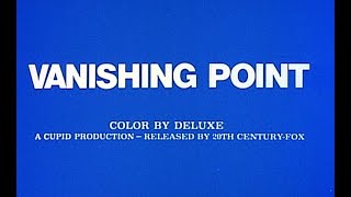 Vanishing Point 1971  Trailer [upl. by Granoff205]